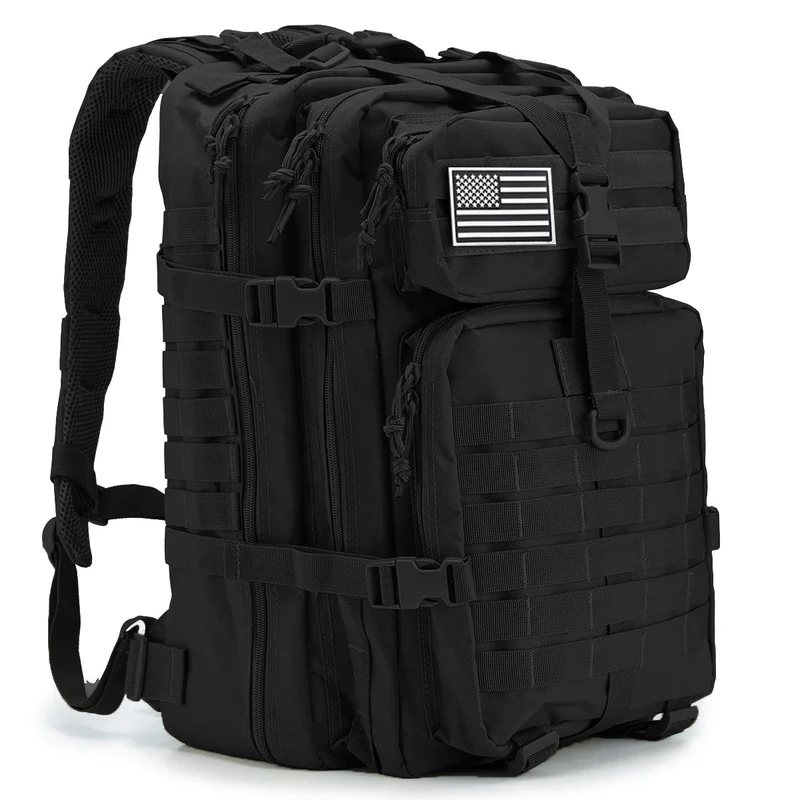 Sac à dos tactique, survie, EDC, bushcraft, chasse 900D avec système Molle "QT & QY - 3P Tactical Backpack 50L"