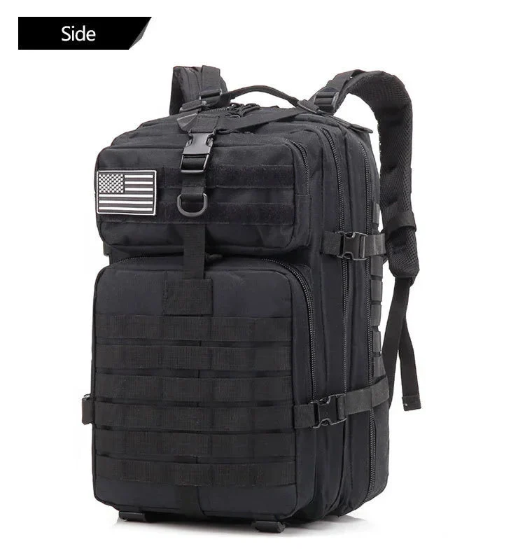 Sac à dos tactique, survie, EDC, bushcraft, chasse 900D avec système Molle "QT & QY - 3P Tactical Backpack 50L"