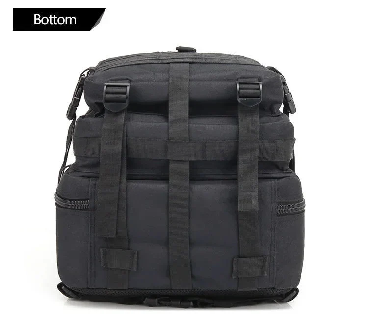 Sac à dos tactique, survie, EDC, bushcraft, chasse 900D avec système Molle "QT & QY - 3P Tactical Backpack 50L"