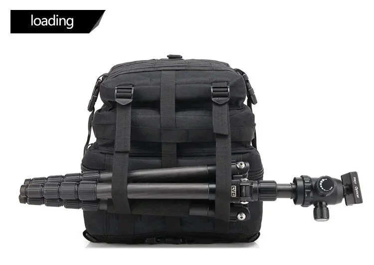 Sac à dos tactique, survie, EDC, bushcraft, chasse 900D avec système Molle "QT & QY - 3P Tactical Backpack 50L"