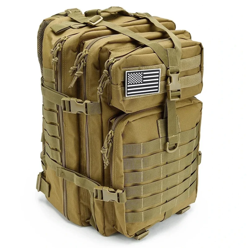 Sac à dos tactique, survie, EDC, bushcraft, chasse 900D avec système Molle "QT & QY - 3P Tactical Backpack 50L"