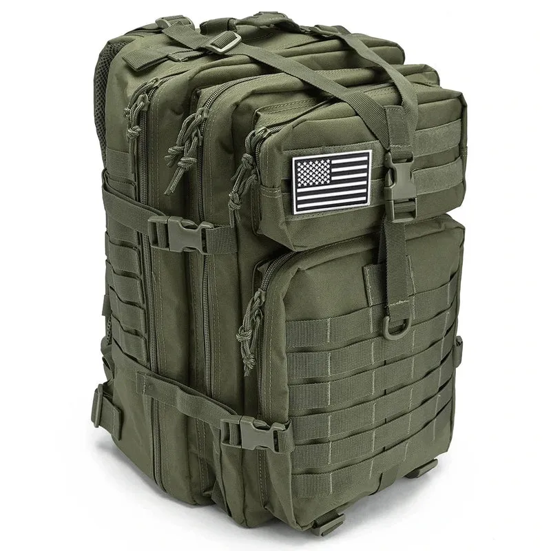 Sac à dos tactique, survie, EDC, bushcraft, chasse 900D avec système Molle "QT & QY - 3P Tactical Backpack 50L"