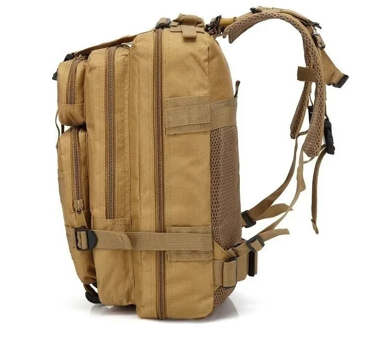 Sac à dos tactique, survie, EDC, bushcraft, chasse 900D avec système Molle "QT & QY - 3P Tactical Backpack 30L"