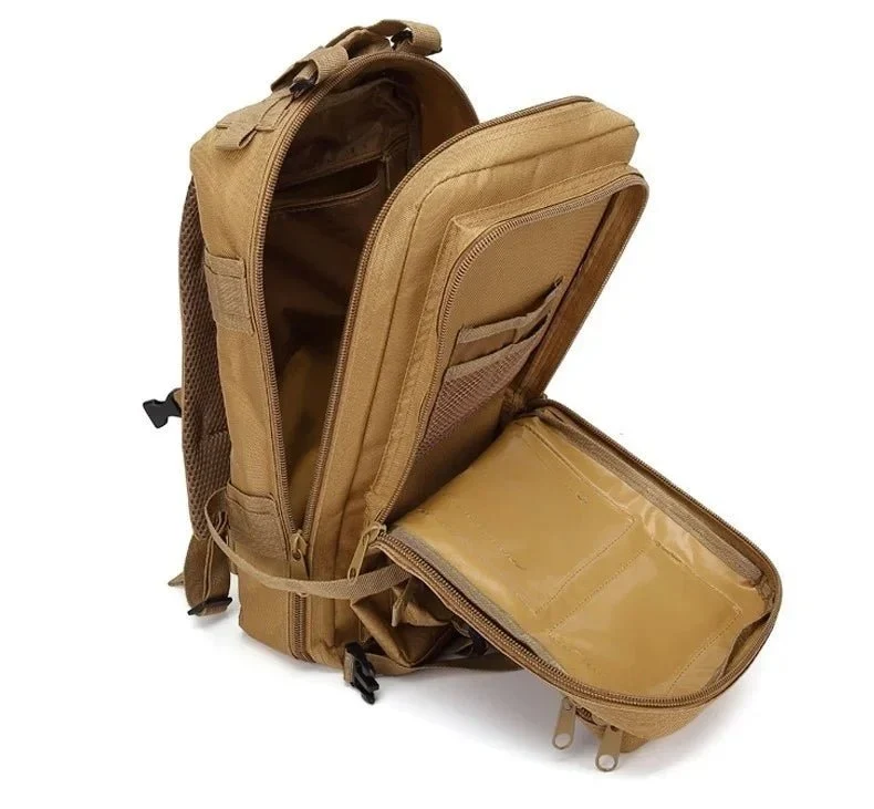 Sac à dos tactique, survie, EDC, bushcraft, chasse 900D avec système Molle "QT & QY - 3P Tactical Backpack 30L"