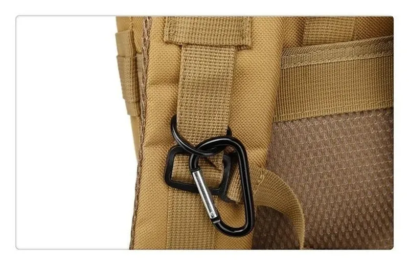 Sac à dos tactique, survie, EDC, bushcraft, chasse 900D avec système Molle "QT & QY - 3P Tactical Backpack 30L"