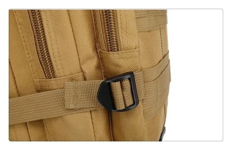 Sac à dos tactique, survie, EDC, bushcraft, chasse 900D avec système Molle "QT & QY - 3P Tactical Backpack 30L"
