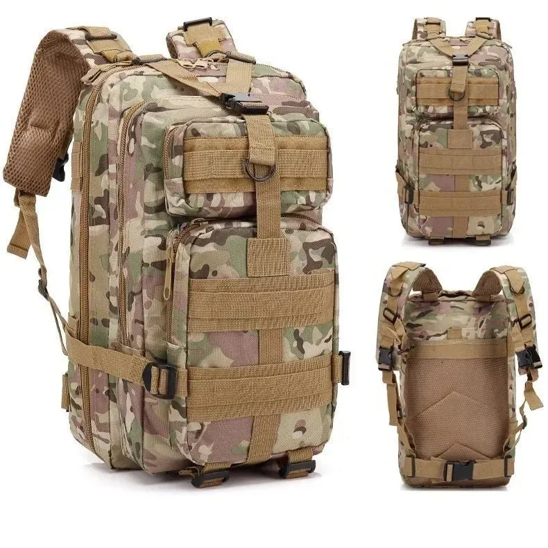 Sac à dos tactique, survie, EDC, bushcraft, chasse 900D avec système Molle "QT & QY - 3P Tactical Backpack 30L"