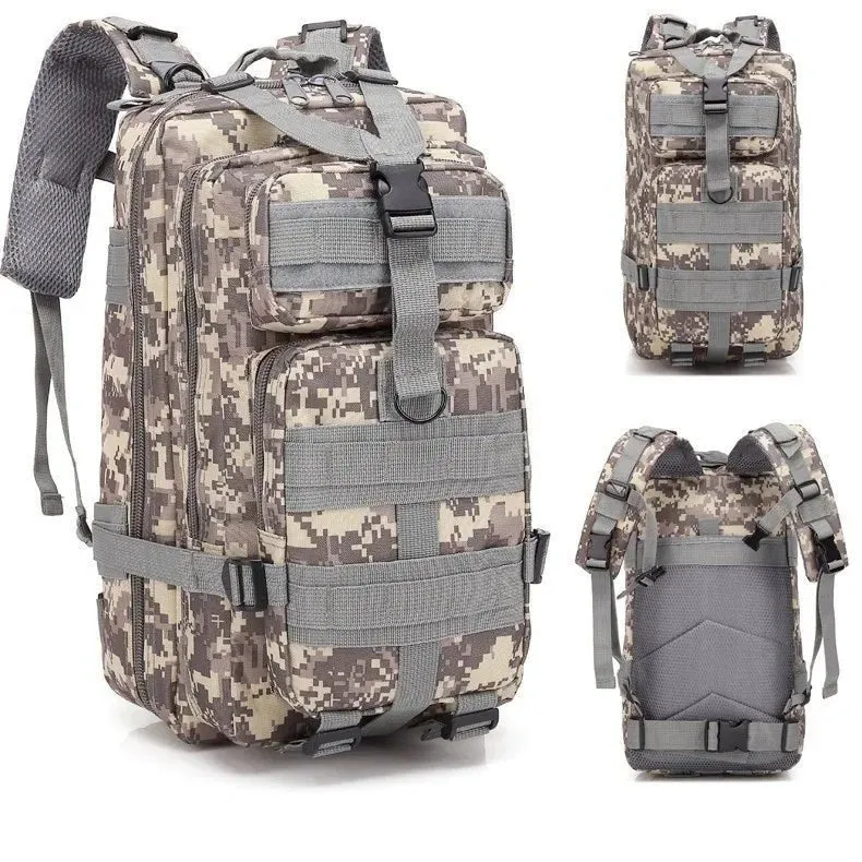Sac à dos tactique, survie, EDC, bushcraft, chasse 900D avec système Molle "QT & QY - 3P Tactical Backpack 30L"