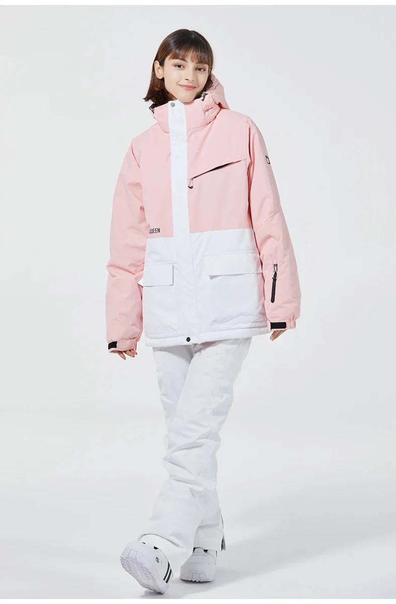Parka de ski / snowboard veste imperméable d'hiver -30°C unisexe "ARCTIC QUEEN - Ski Combi 1331"