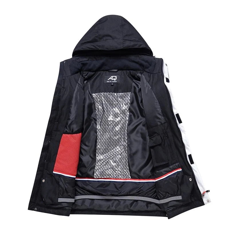 Parka de ski / snowboard veste imperméable d'hiver -30°C unisexe "ARCTIC QUEEN - Ski Combi 1331"