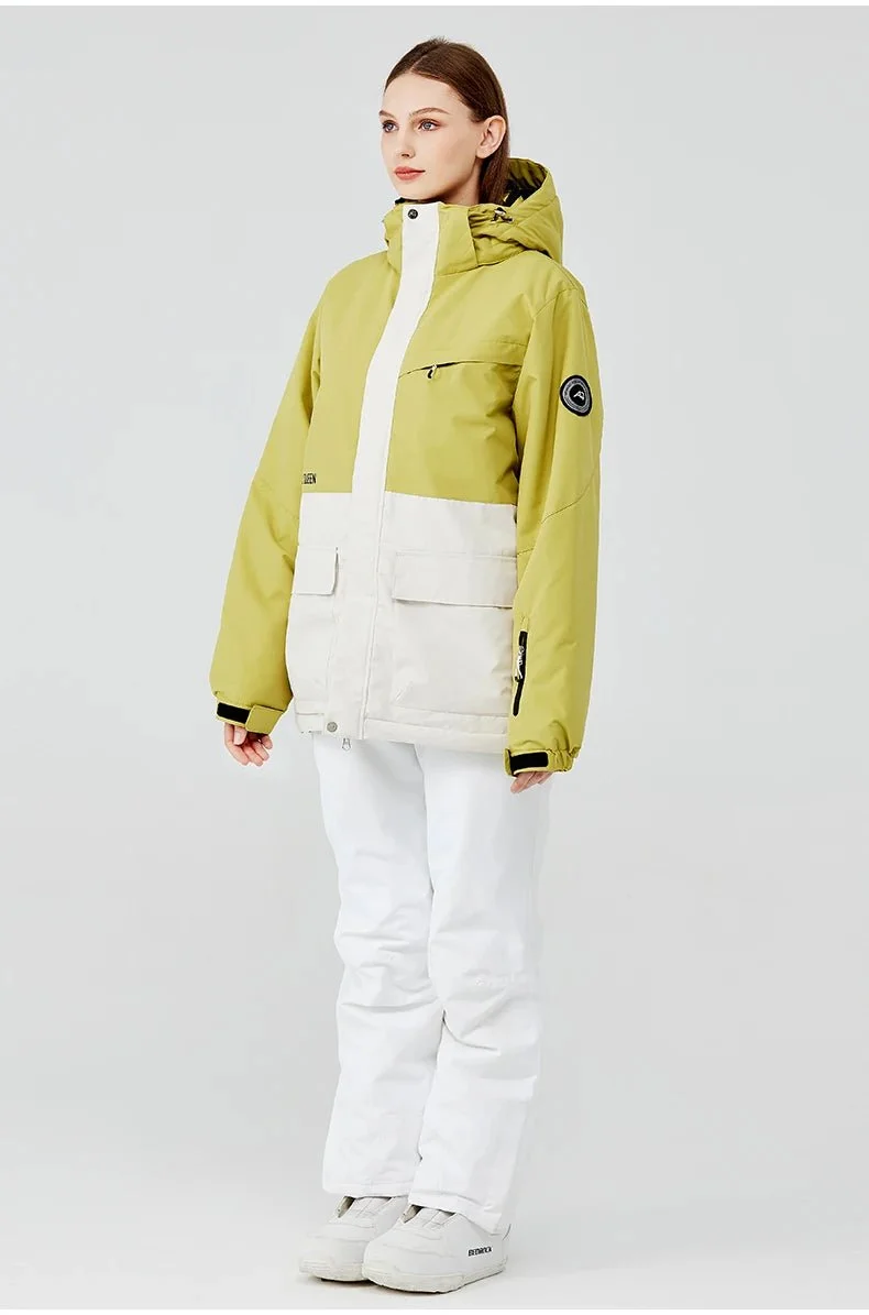 Parka de ski / snowboard veste imperméable d'hiver -30°C unisexe "ARCTIC QUEEN - Ski Combi 1331"