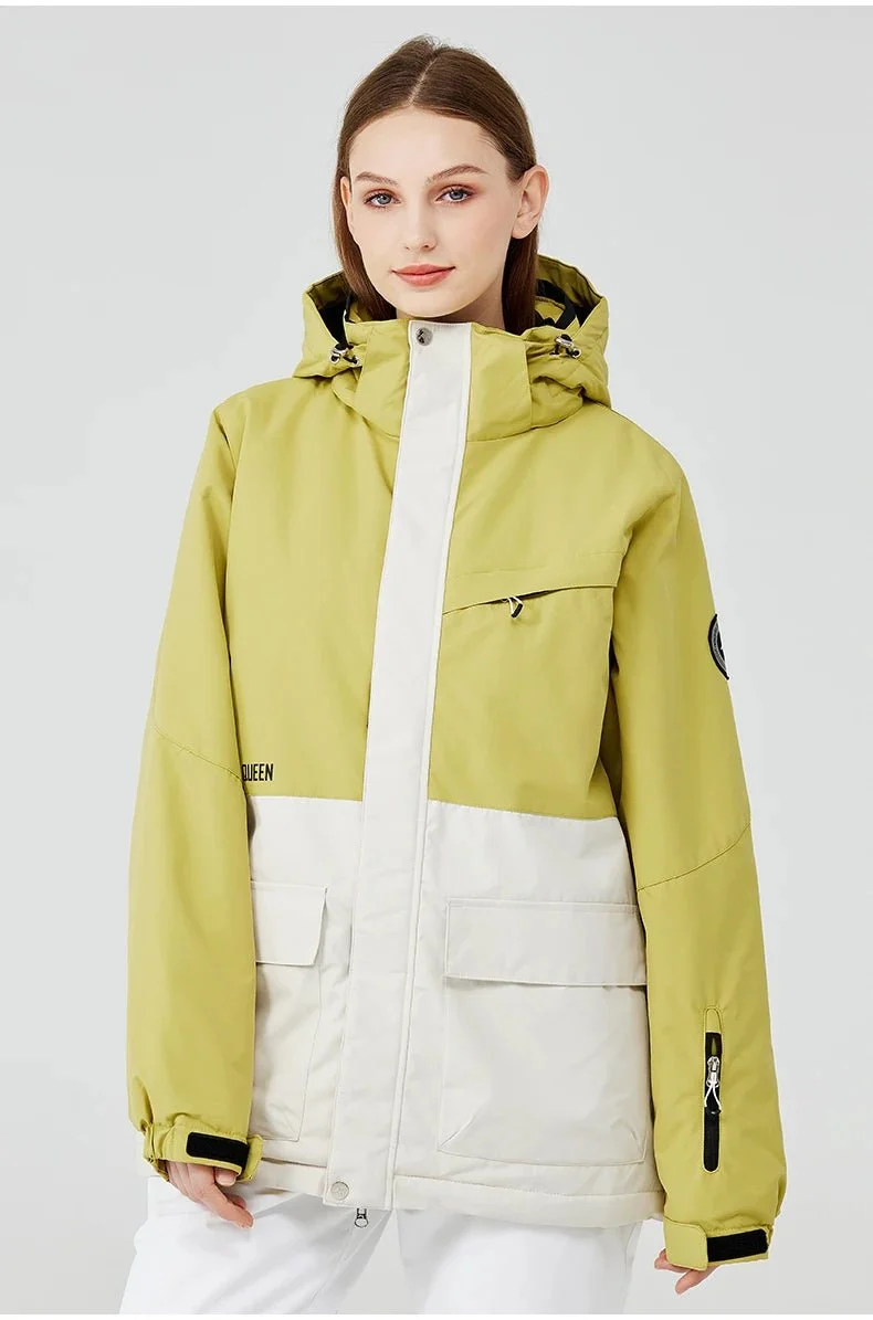 Parka de ski / snowboard veste imperméable d'hiver -30°C unisexe "ARCTIC QUEEN - Ski Combi 1331"
