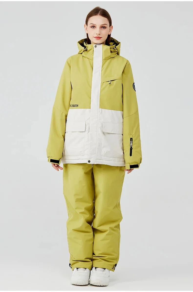 Parka de ski / snowboard veste imperméable d'hiver -30°C unisexe "ARCTIC QUEEN - Ski Combi 1331"