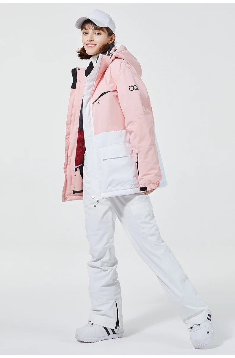 Parka de ski / snowboard veste imperméable d'hiver -30°C unisexe "ARCTIC QUEEN - Ski Combi 1331"