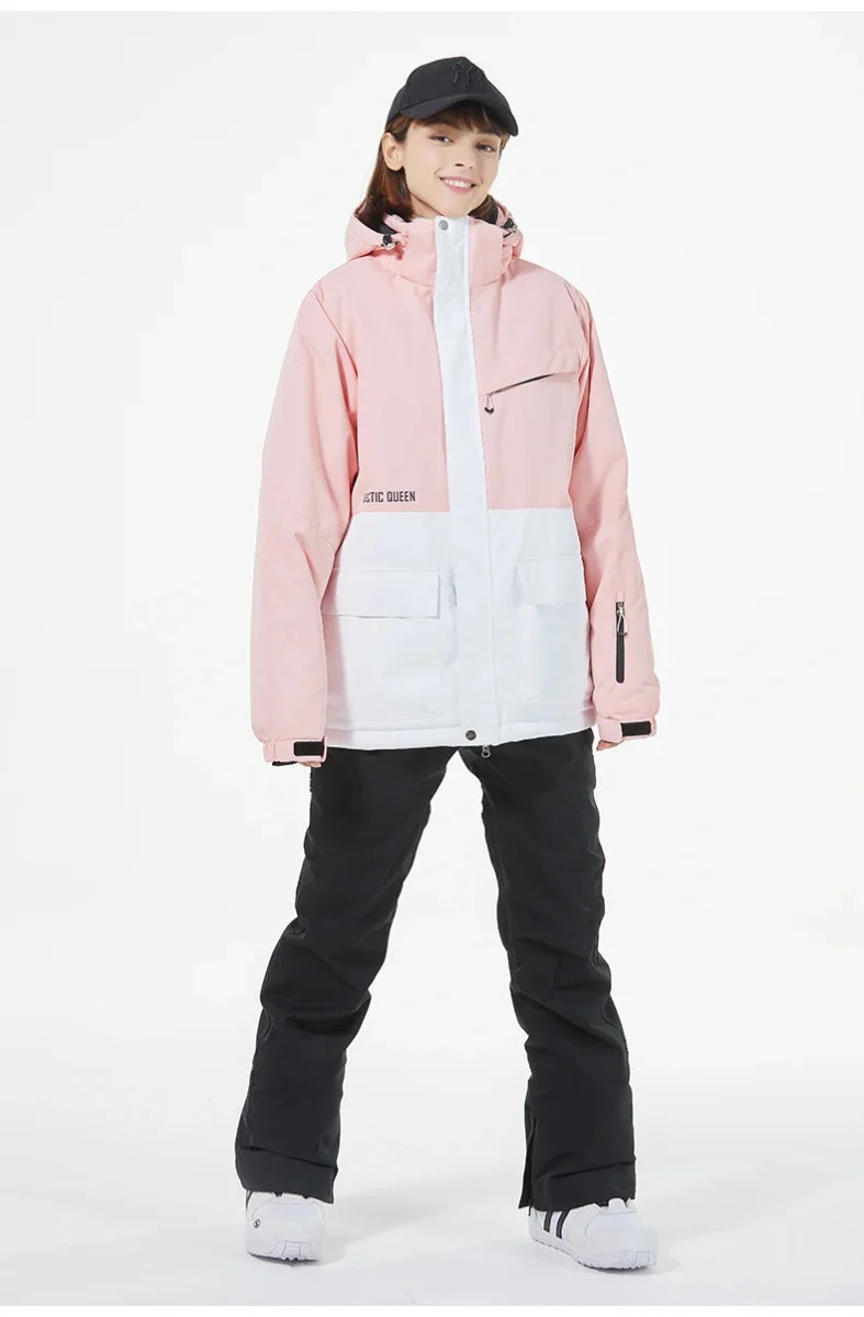 Parka de ski / snowboard veste imperméable d'hiver -30°C unisexe "ARCTIC QUEEN - Ski Combi 1331"