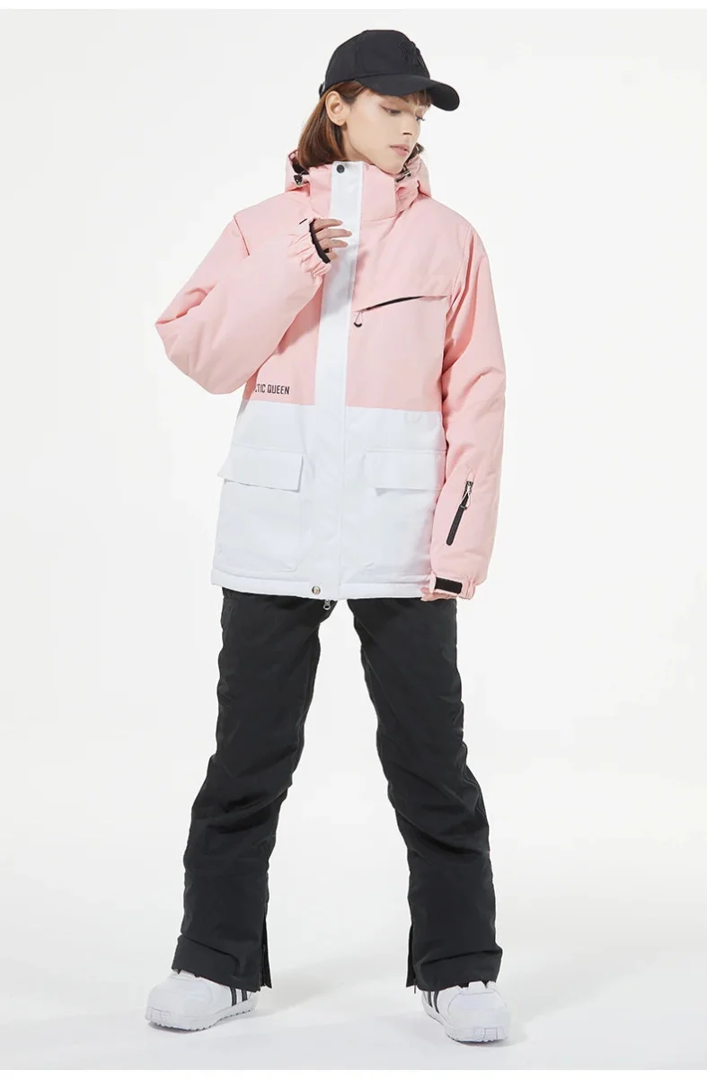 Parka de ski / snowboard veste imperméable d'hiver -30°C unisexe "ARCTIC QUEEN - Ski Combi 1331"