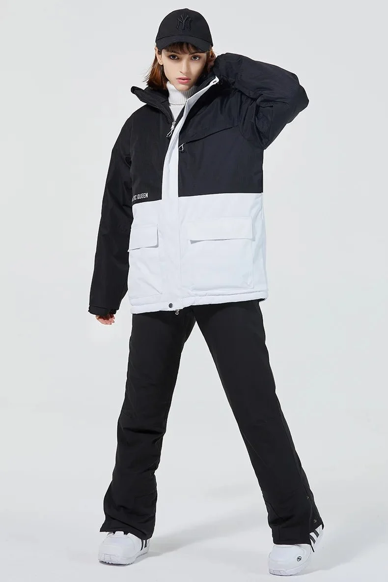 Parka de ski / snowboard veste imperméable d'hiver -30°C unisexe "ARCTIC QUEEN - Ski Combi 1331"