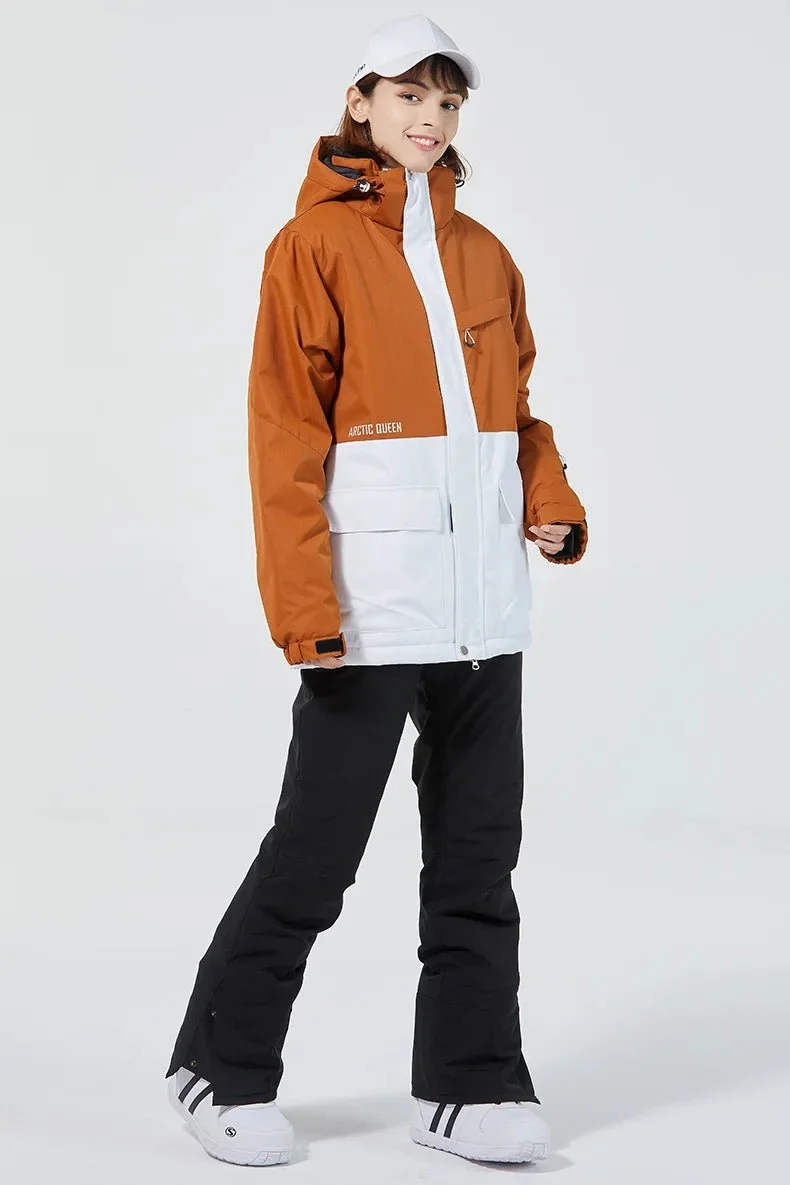 Parka de ski / snowboard veste imperméable d'hiver -30°C unisexe "ARCTIC QUEEN - Ski Combi 1331"