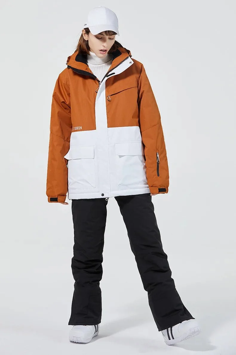 Parka de ski / snowboard veste imperméable d'hiver -30°C unisexe "ARCTIC QUEEN - Ski Combi 1331"