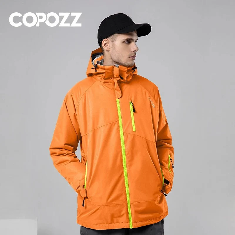 Veste de ski / manteau d'hiver chaud & imperméable pour homme "COPOZZ – SPT Ski suit"