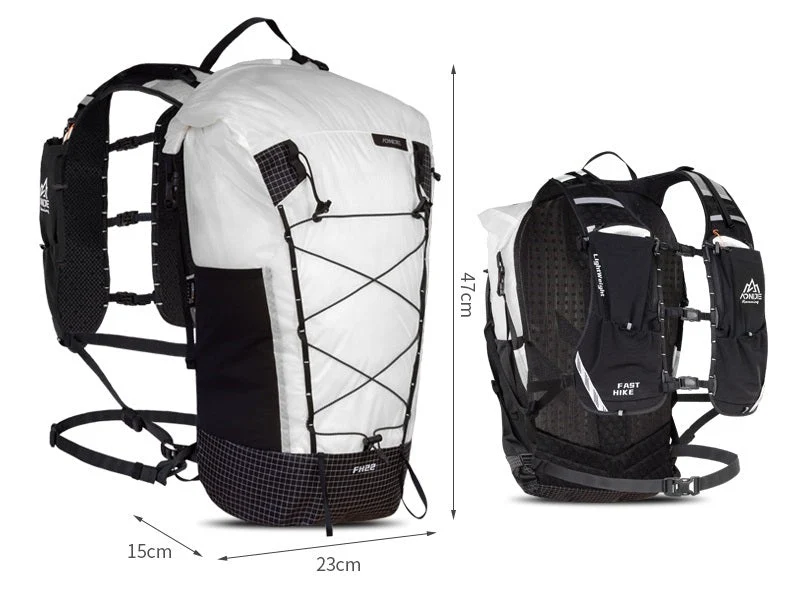 Sac à dos ultraléger 22L pour le trail et la randonnée en montagne "Aonijie - C9115"