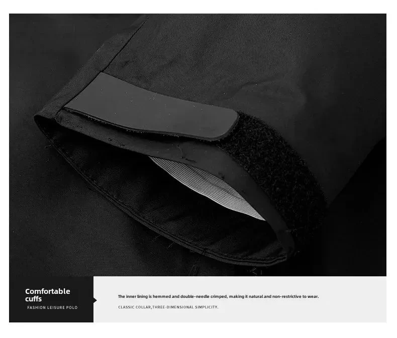 Veste de randonnée/ hardshell thermoscellée tissu imperméable PUL 3 couches anti-composite unisexe "Planète Rando - Storm Jocker"