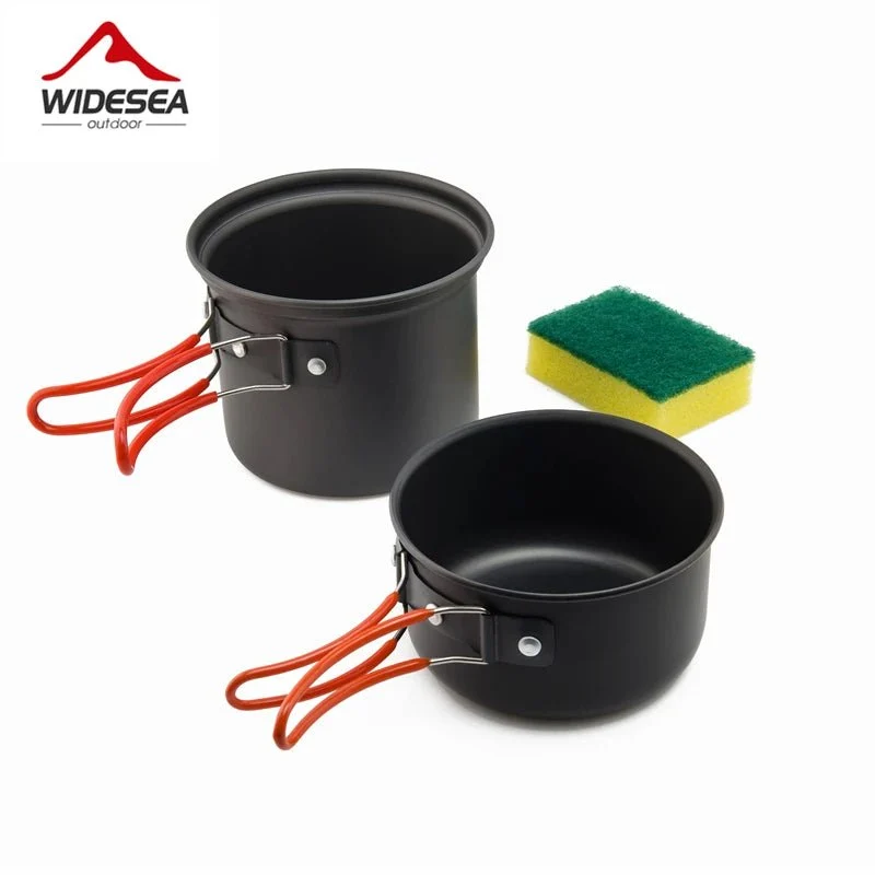 Popote en alliage d'aluminium pour le camping & bivouac "Widesea - WSC-101"