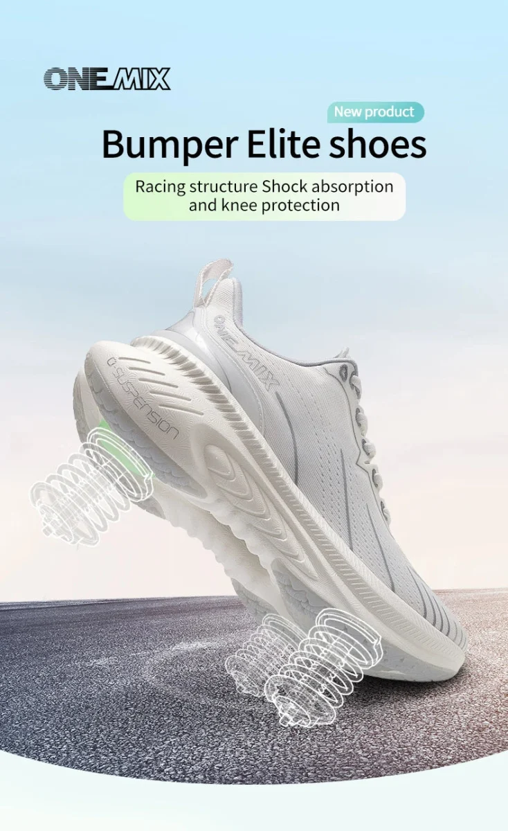 Chaussures de course, running, athlétisme O-Suspension Technology pour Homme "ONEMIX - Bumper Elite 3.0"