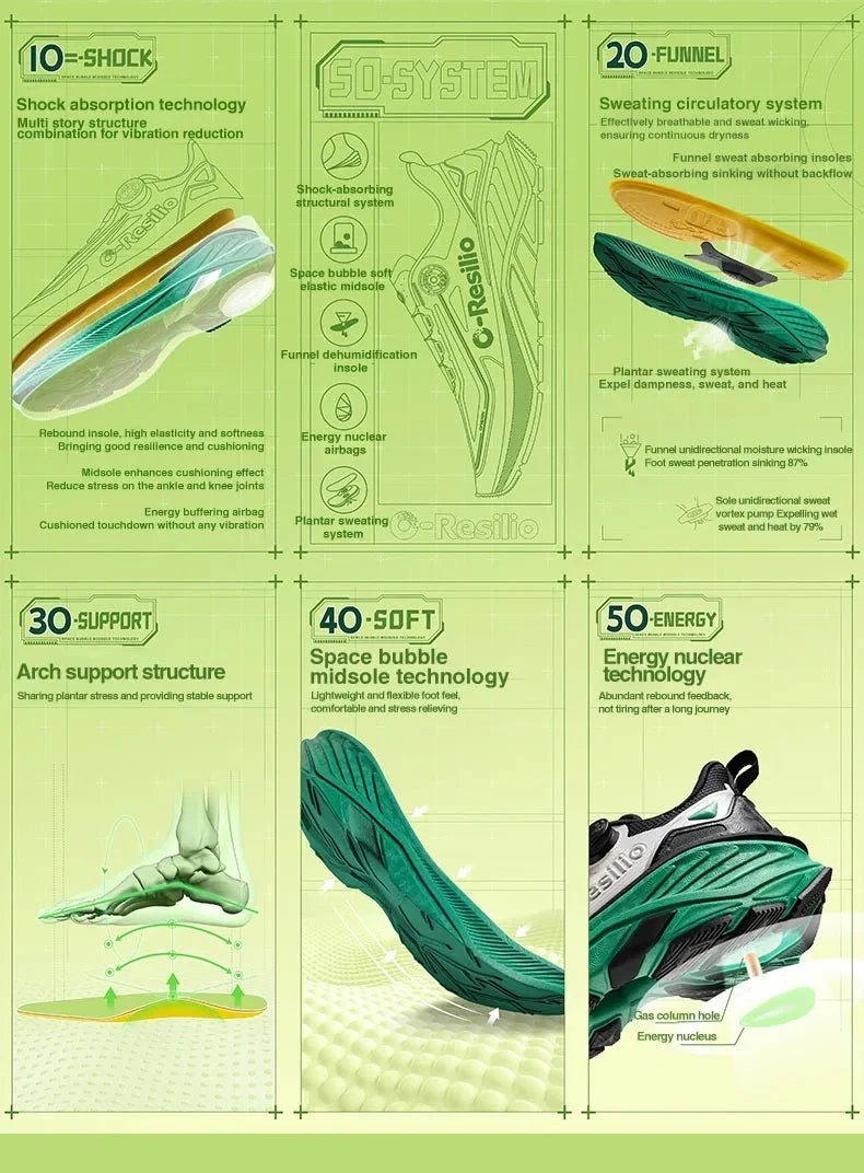 Chaussures de randonnée / marche avec Static Waterproof & Dynamic Confort System unisexe "ONEMIX - O-Resilio Nature Z series"
