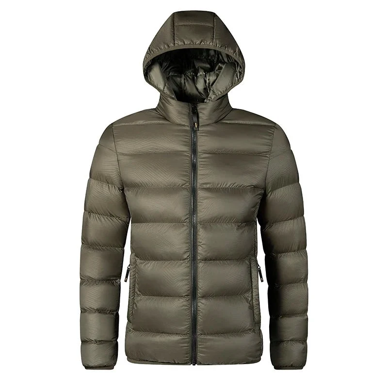 Doudoune synthétique / parka hiver avec capuche pour homme "Lzlltt - 102"