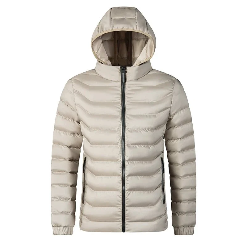 Doudoune synthétique / parka hiver avec capuche pour homme "Lzlltt - 102"