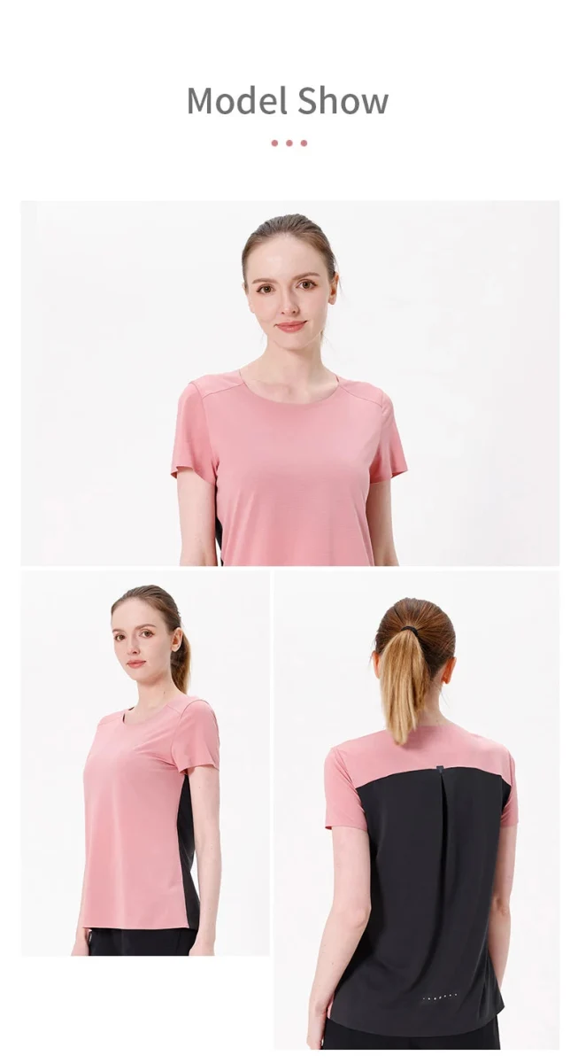 T-shirt à séchage rapide à manches courtes pour femme "AONIJIE - FW5117"
