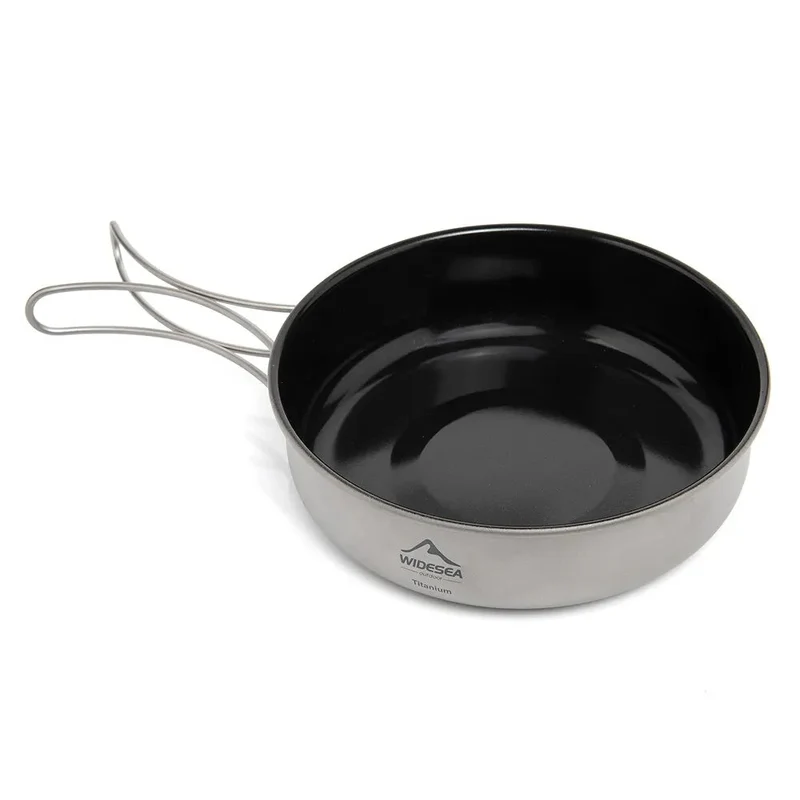 Batterie / popote de cuisine en titane pour camping "WIDESEA - WSTC Titanium series"