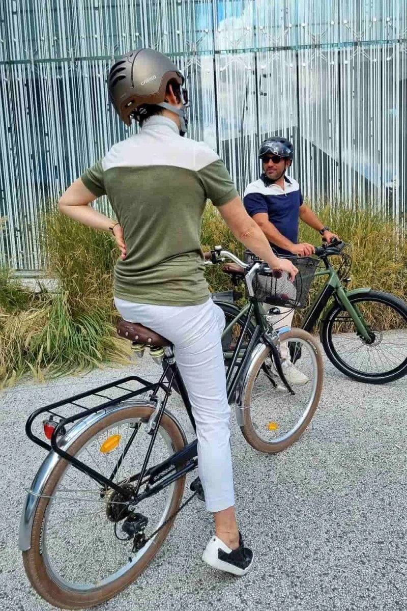 Polo 100% lin unisexe anti-transpirant et anti-odeur "Daily Bike - Lino"
