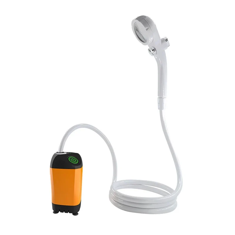 Douche de camping portable IPX7 étanche avec affichage numérique et pompe électrique "Portable Outdoor Camping - Sumersible pump"