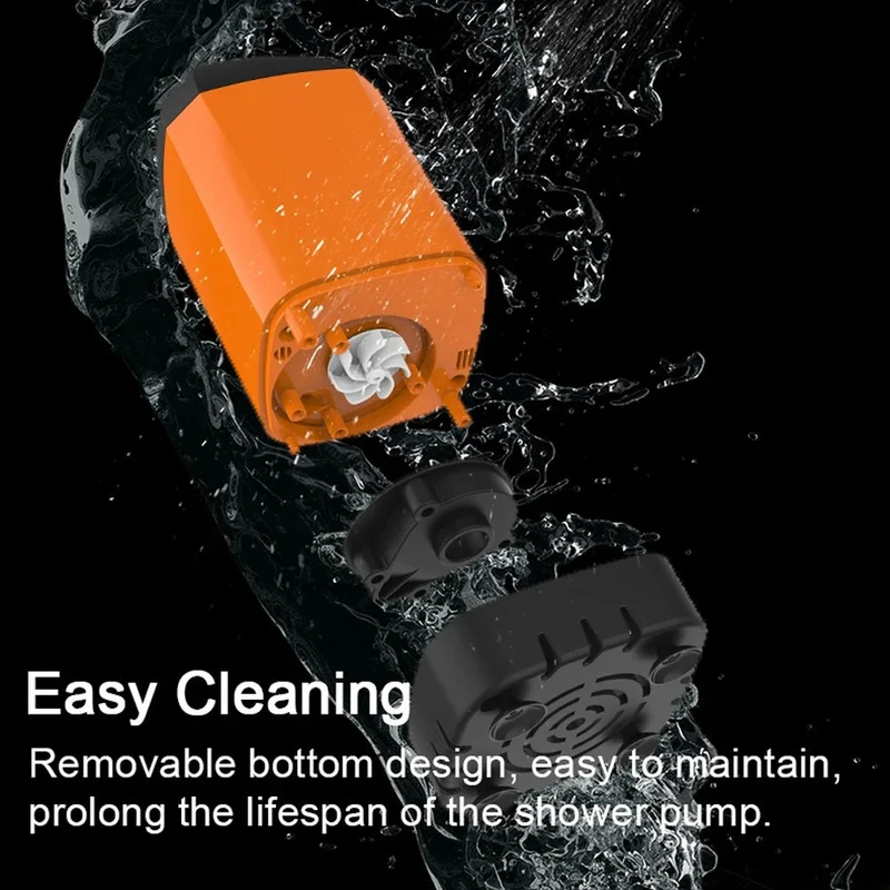Douche de camping portable IPX7 étanche avec affichage numérique et pompe électrique "Portable Outdoor Camping - Sumersible pump"