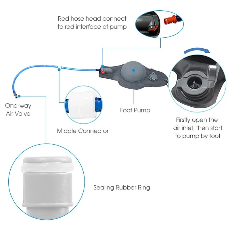 Sac de douche portable pour camping à pression en PVC 12L "Afishtour - Camping Shower Bag"