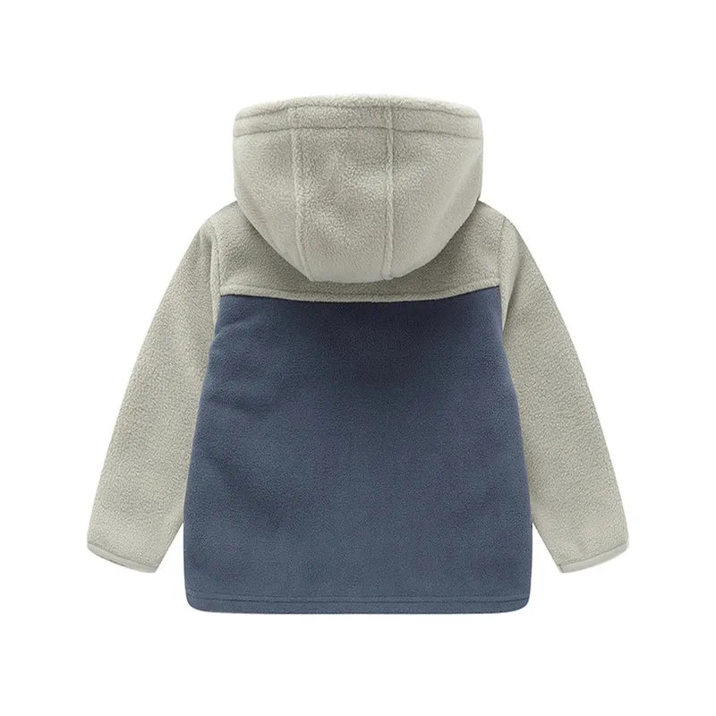 Veste polaire à capuche pour Garçon et Fille "Mudkingdom - ZS0853"