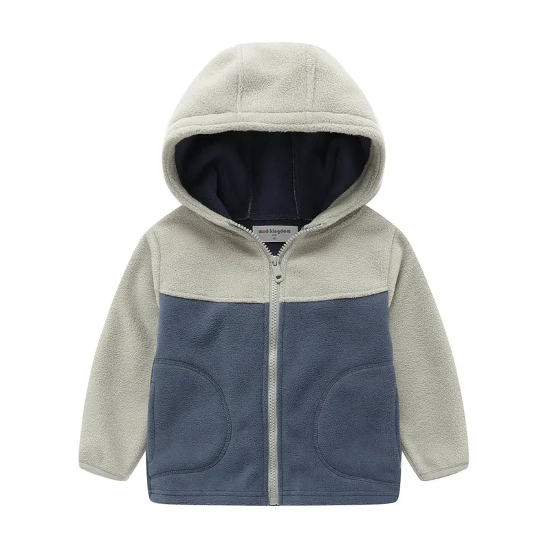 Veste polaire à capuche pour Garçon et Fille "Mudkingdom - ZS0853"