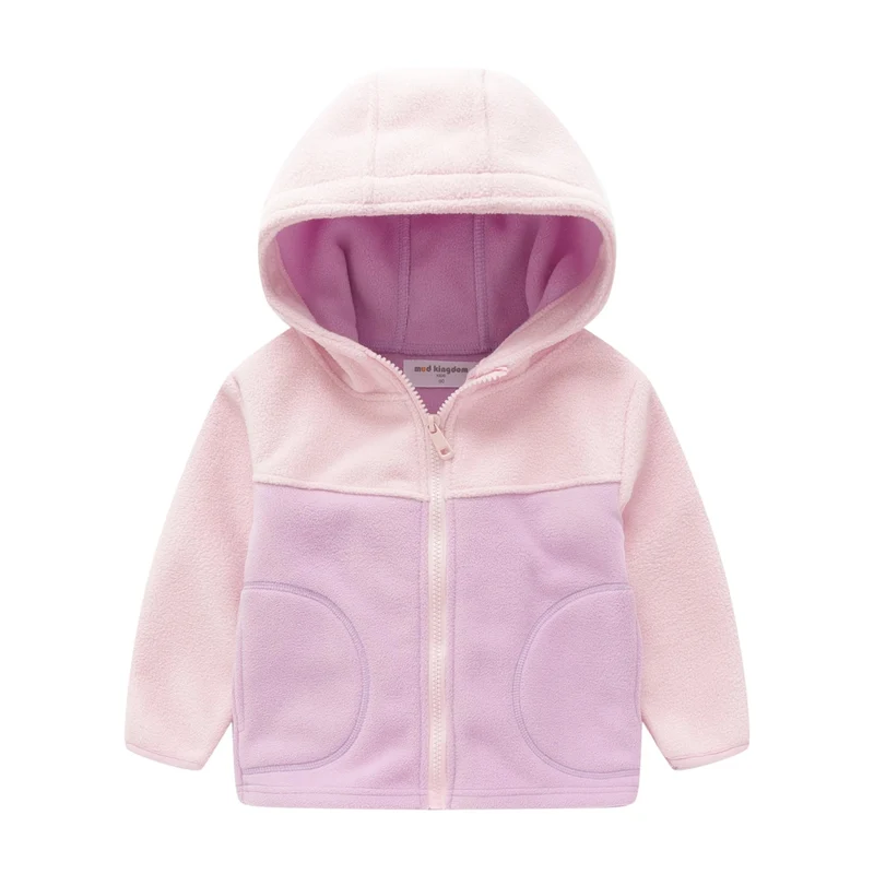 Veste polaire à capuche pour Garçon et Fille "Mudkingdom - ZS0853"