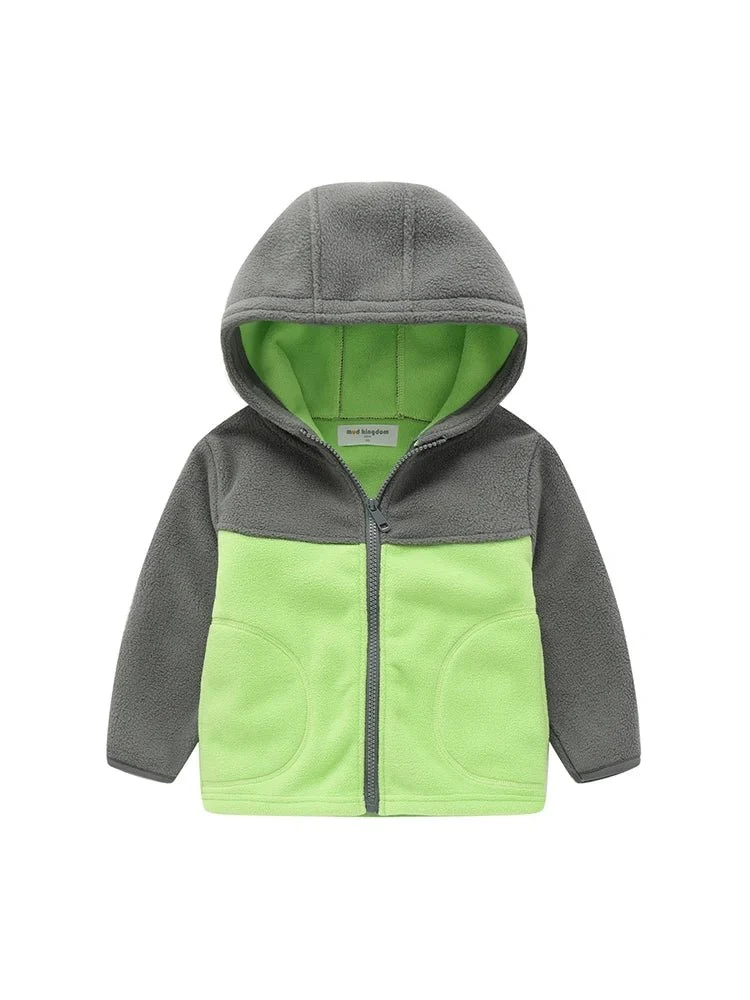 Veste polaire à capuche pour Garçon et Fille "Mudkingdom - ZS0853"