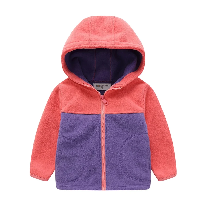 Veste polaire à capuche pour Garçon et Fille "Mudkingdom - ZS0853"
