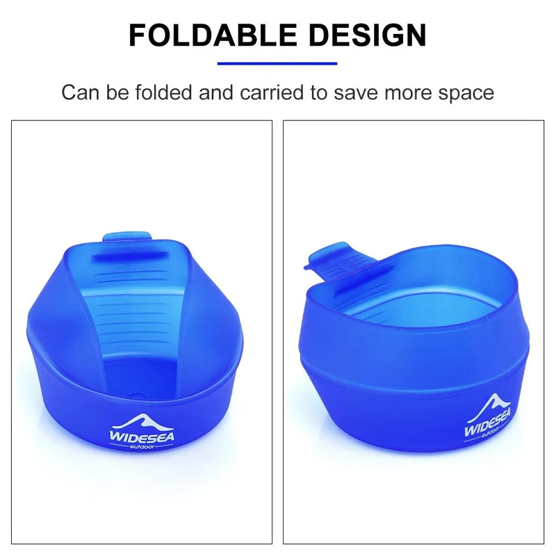 Tasse pliable de randonnée / bivouac 250ml "Widesea - Camping Folding Bowl"
