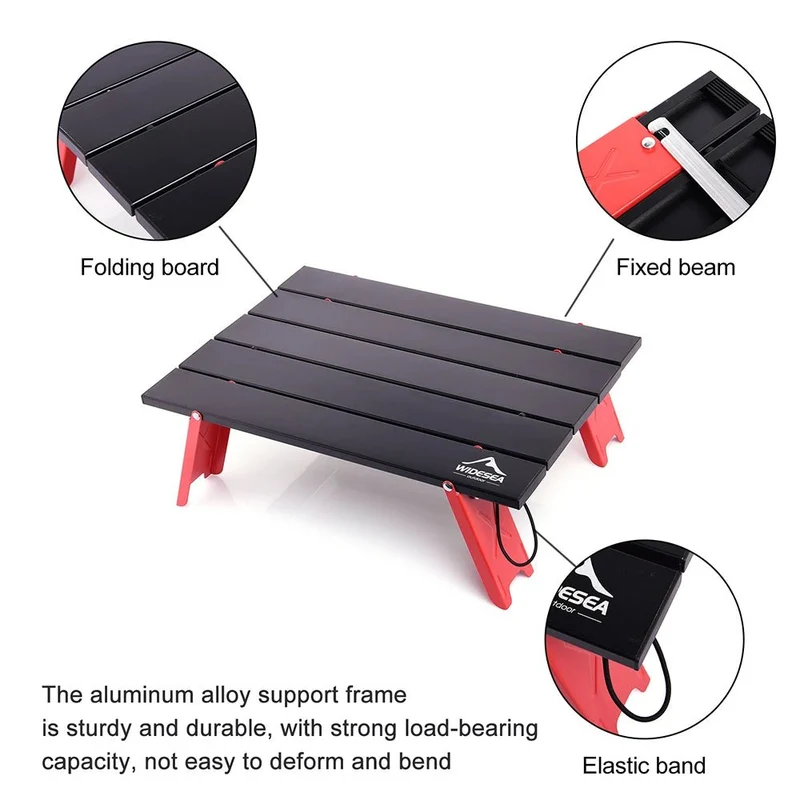 Mini-table de camping / bushcraft pliable et portable "Widesea - Portable Table"