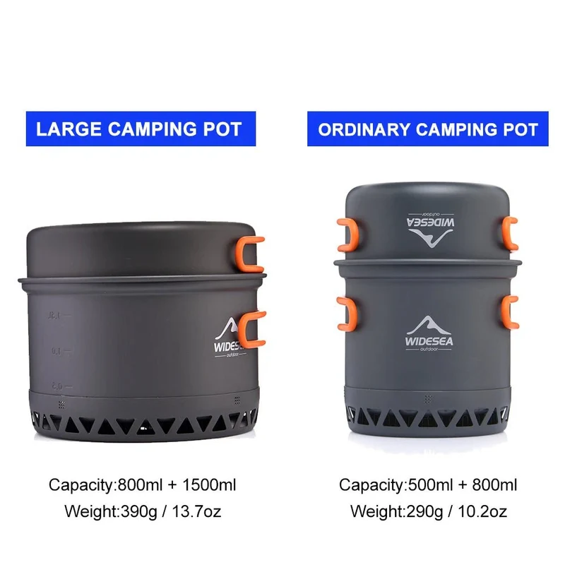 Ustensiles de cuisine de camping / bivouac "Widesea - Camping cookware set"