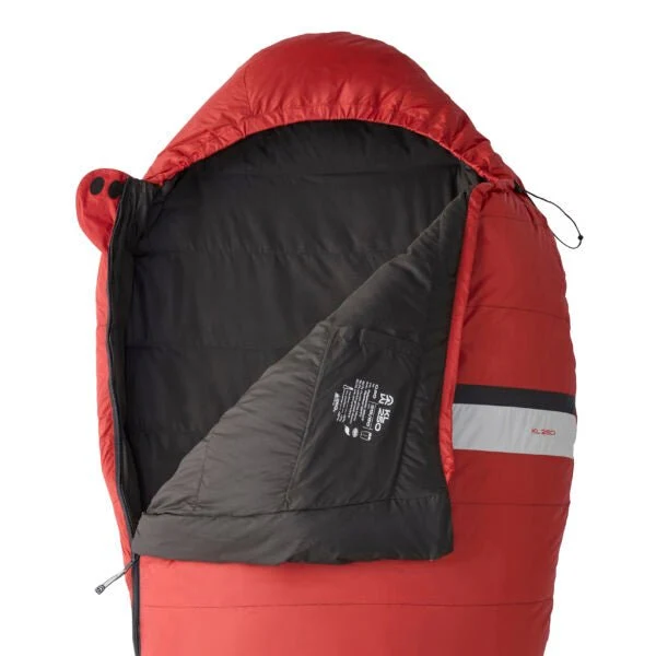 Sac de couchage léger à 90% de duvet d'oie confort +5°C 820g "Wilsa - KL250"
