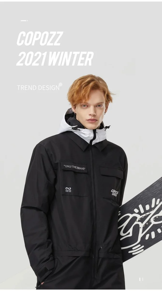 Combinaison de ski imperméable pour hommes et femme "Copozz - Jump suit 21306"