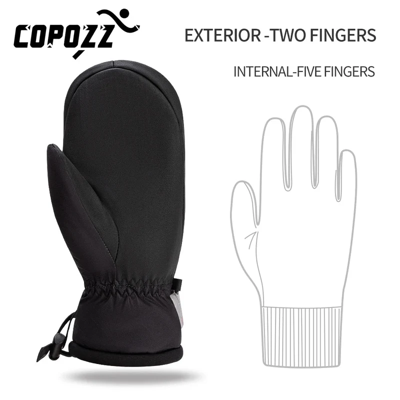 Gants de ski épais pour l'hiver -30℃ "COPOZZ - Snow 20600"