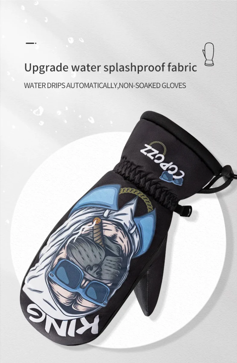 Gants de ski épais pour l'hiver -30℃ "COPOZZ - Snow 20600"