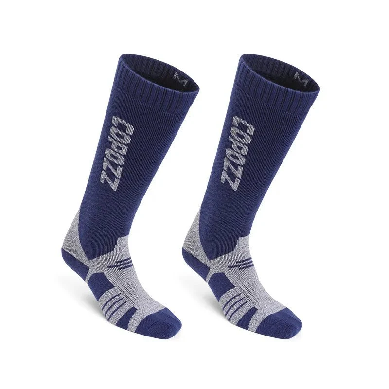 Chaussettes de ski thermiques en laine merinos pour homme et femme "COPOZZ - Ski socks"